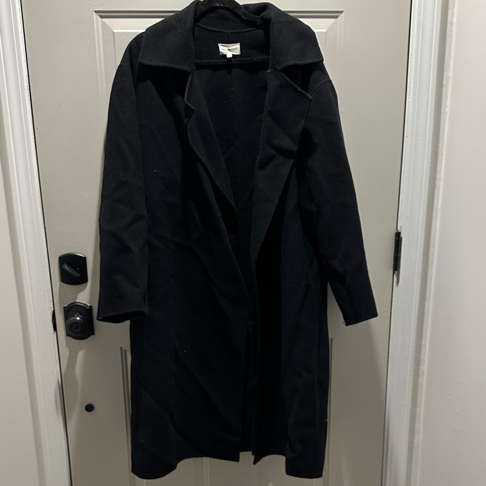 Lou & Grey Charcoal Wool Coat